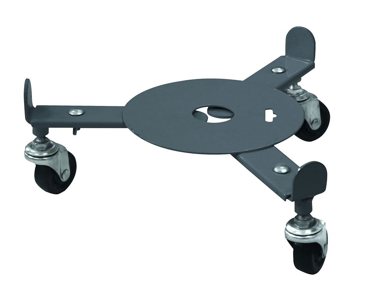 Support roulant "Flora Roll Extens" - 30 à 42 cm - Gris