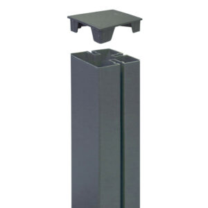 TAP ALUPOST - Lot de 2 bouchons pour ALUPOST - Anthracite