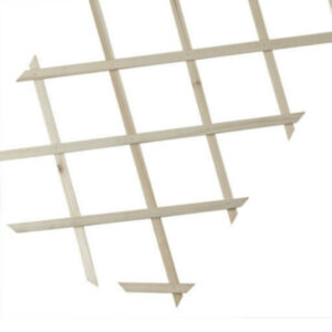 Treillis en bois FSC extensible TRELLIWOOD - 1 x 3 m - Naturel
