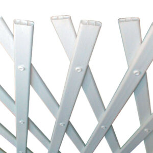 Treillis extensible en plastique "Trelliflex" 1 x 3 m - Blanc