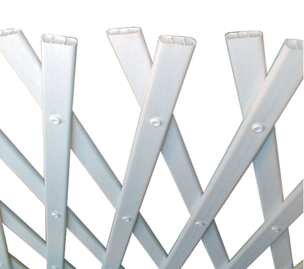Treillis extensible en plastique "Trelliflex" 1 x 3 m - Blanc