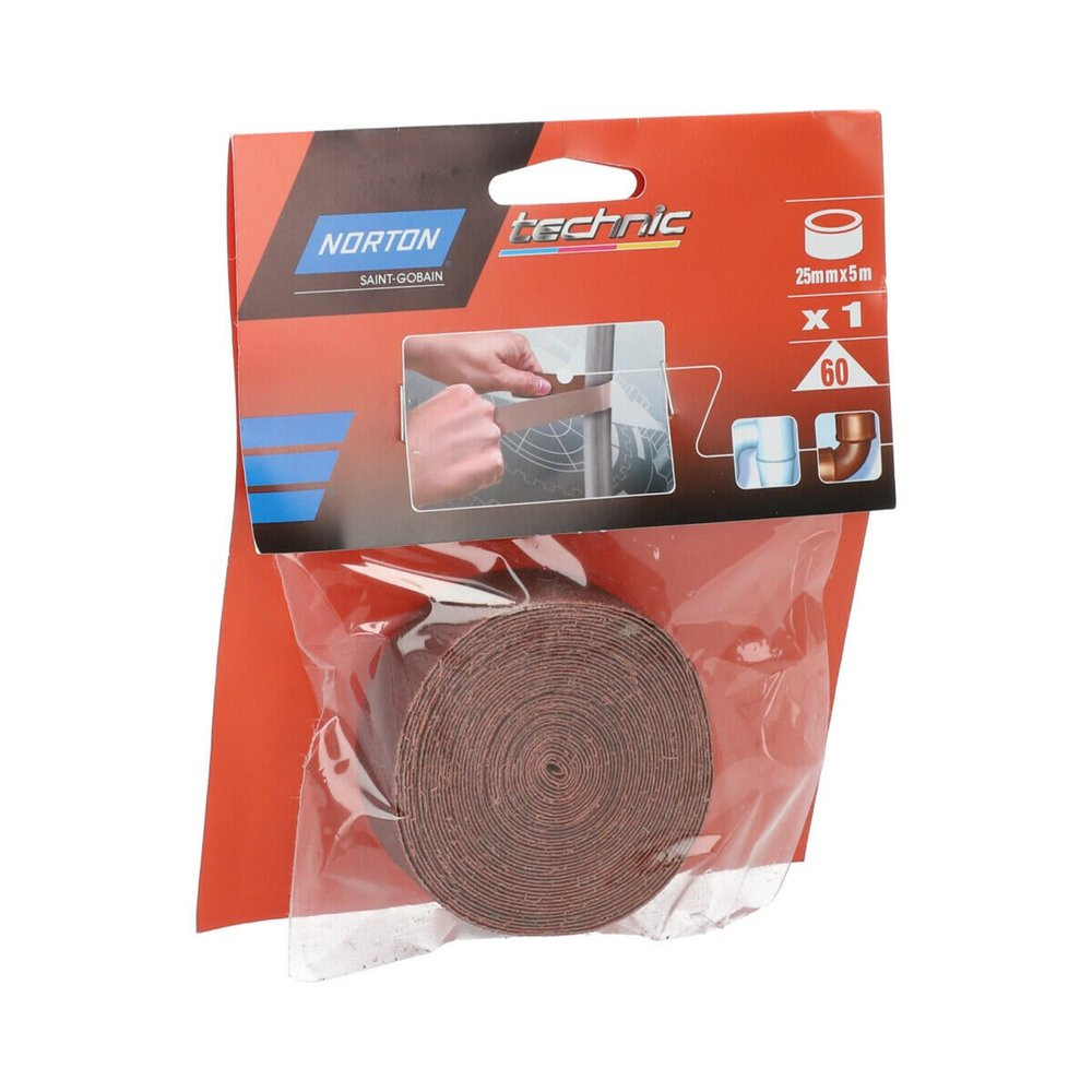 Abrasif rouleau bois 5000x50 grain 60 NORTON 1 pc