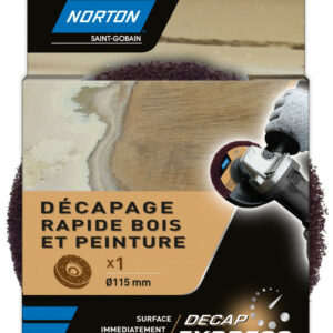 Disque décapant express NORTON, 115 mm, bois et vernis