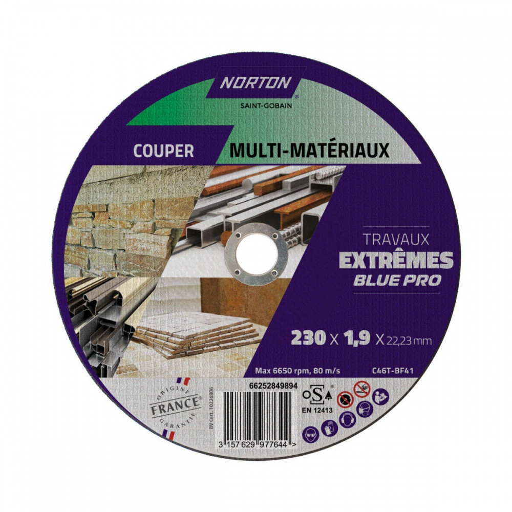 Disque tous mater NORTON extreme 230 x1,9