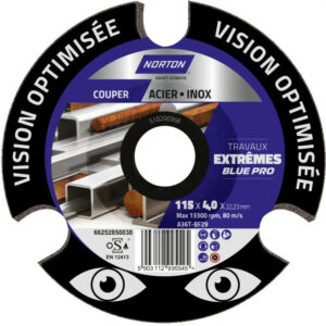 Disque vision extreme acier inox 115 x 4,0