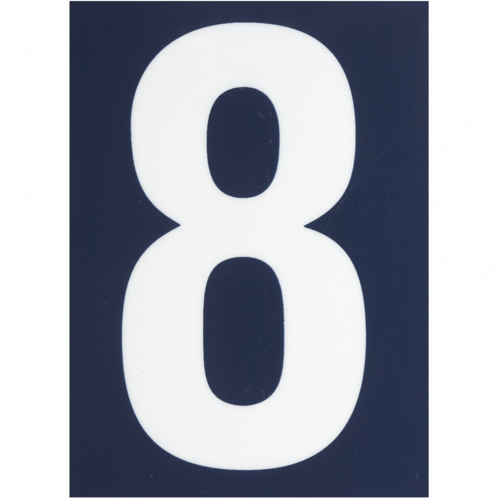 Chiffre 8 en plastique