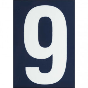 Chiffre 9 en plastique