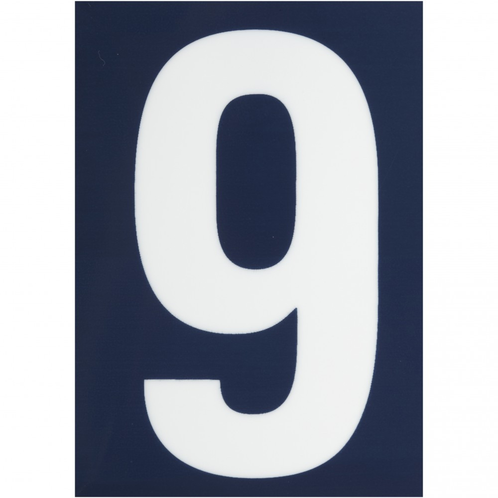 Chiffre 9 en plastique