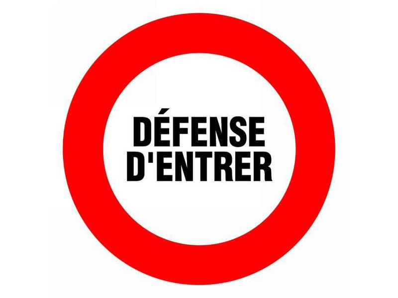 Disque Défense D'Entrer En Plastique - 80 mm