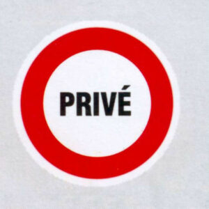 Disque Privé En Plastique