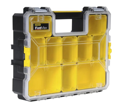 Organiseur étanche Fatmax® profondeur 106 mm - 10 compartiments amovibles STANLEY FATMAX® 1-97-518
