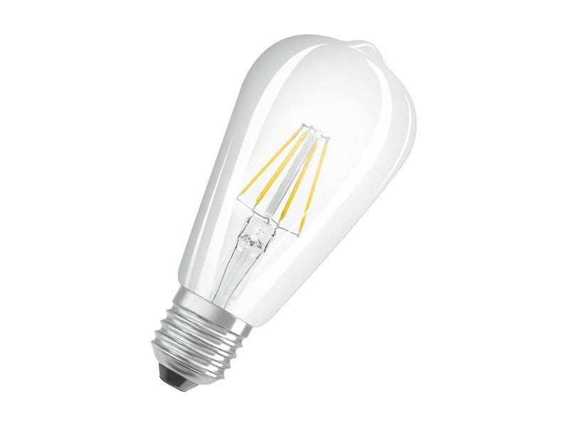 Ampoule variable led clair edison E27 730 Lm 60 W blanc chaud, OSRAM