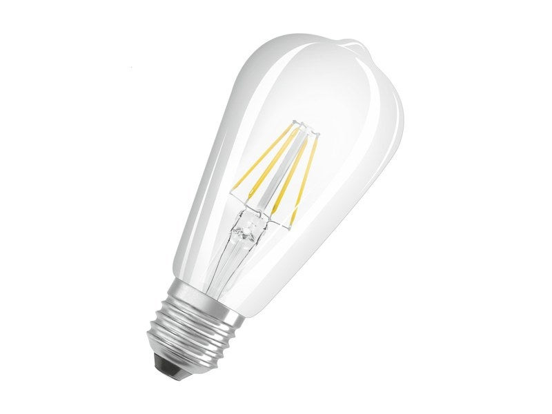 Ampoule variable led clair edison E27 730 Lm 60 W blanc neutre, OSRAM