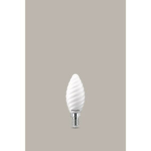 Ampoule variable led dépoli flamme torsadée E14 470Lm 40 W blanc neutre,OSRAM