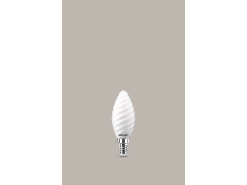 Ampoule variable led dépoli flamme torsadée E14 470Lm 40 W blanc neutre,OSRAM