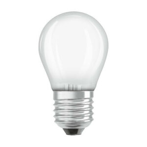 Ampoule variable led opaque sphérique E27 470 Lm 40 W blanc neutre, OSRAM