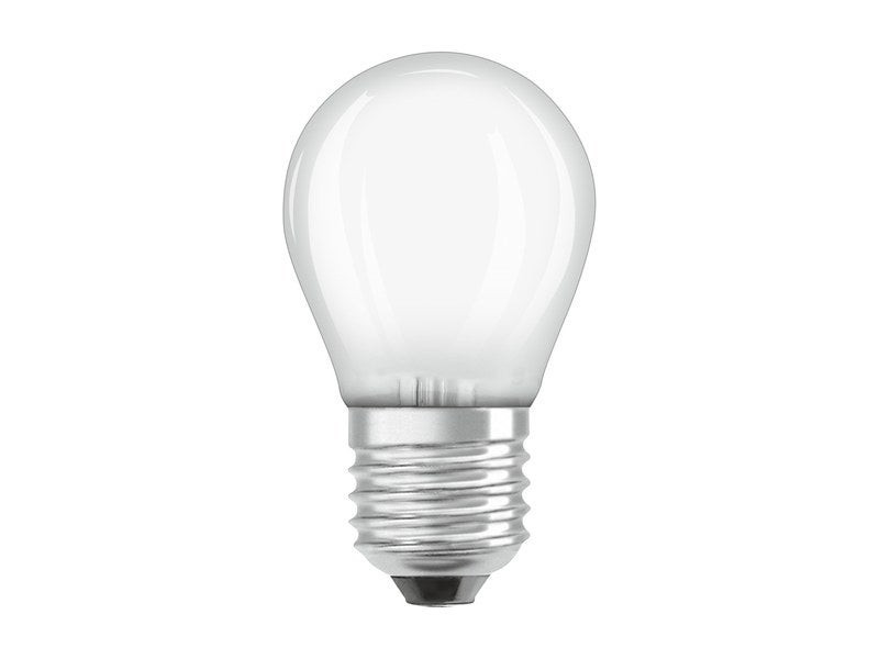 Ampoule variable led opaque sphérique E27 470 Lm 40 W blanc neutre, OSRAM