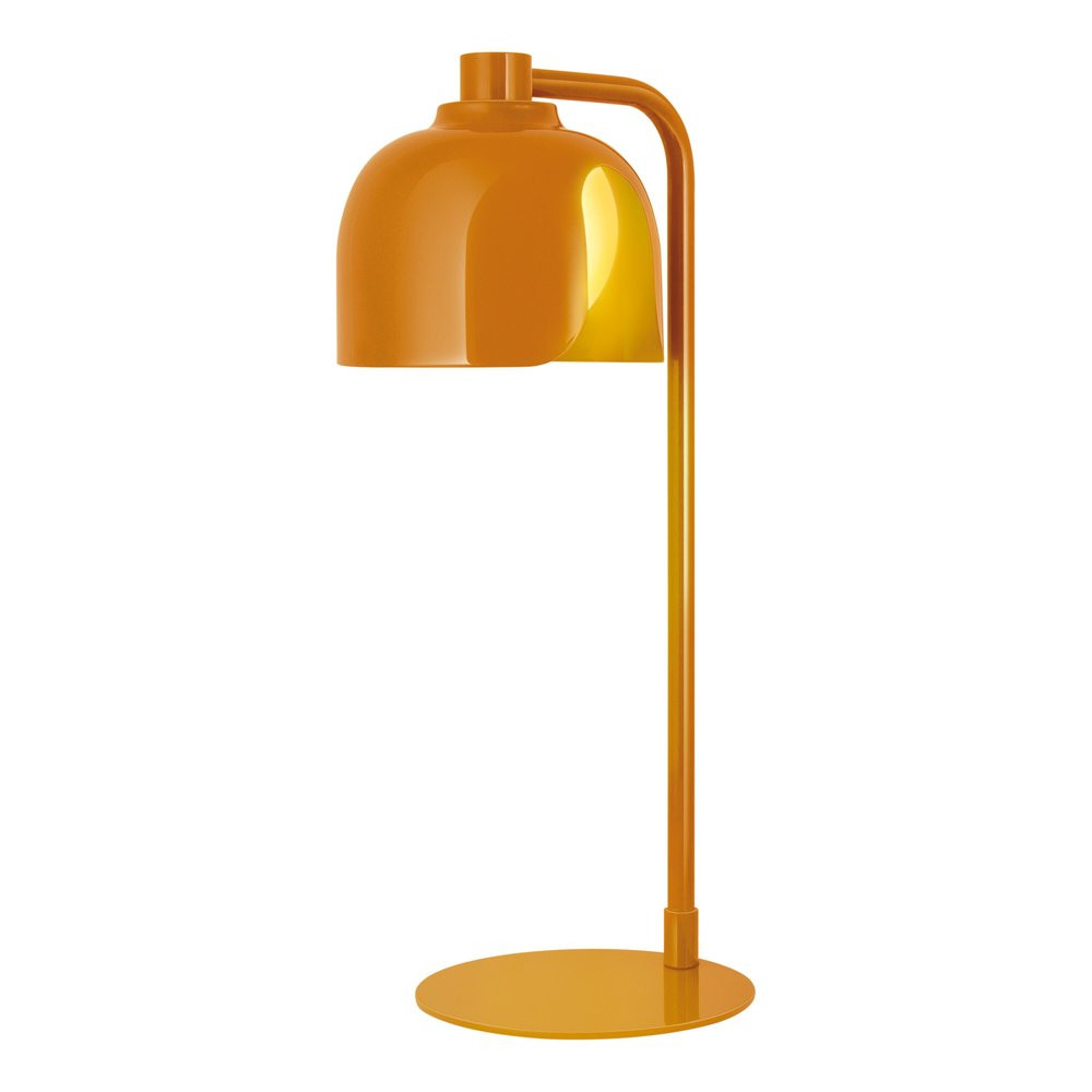 Lampe Corolle, acier, orange, H.40 cm, G9