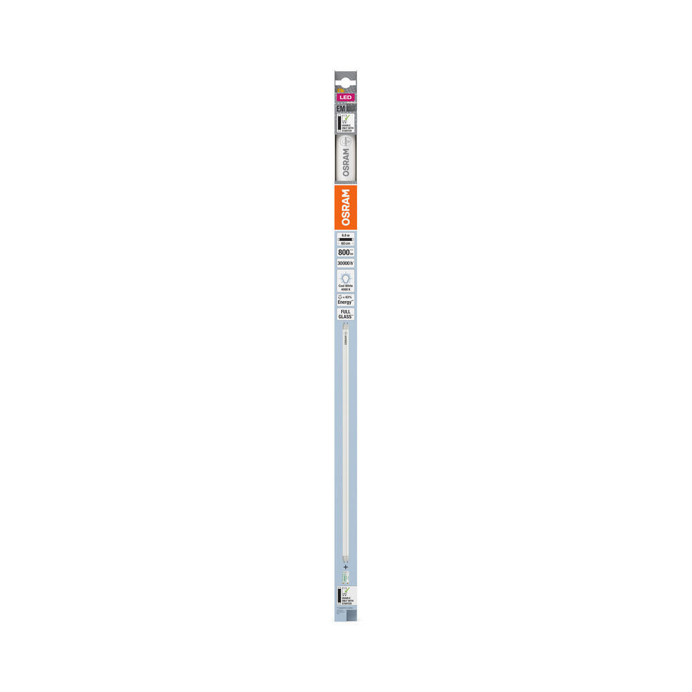 Tube LED droit, G13, opaque, 800lm, blanc neutre, OSRAM