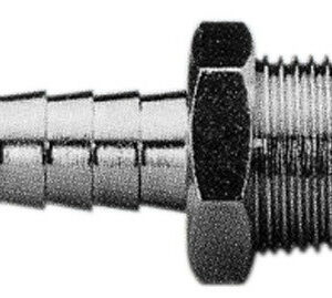 2 raccords cannelés à filetage 1/4 (Ø int. 8 mm)