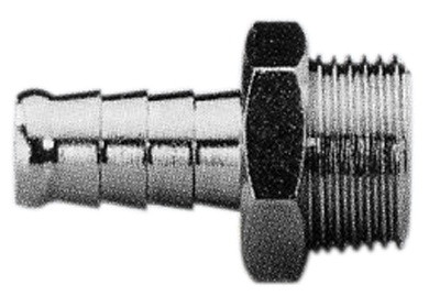 2 raccords cannelés à filetage 1/4 (Ø int. 8 mm)
