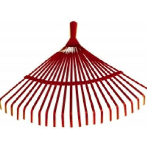 Balai à gazon et feuilles 44 cm (avec fils plats) sans manche