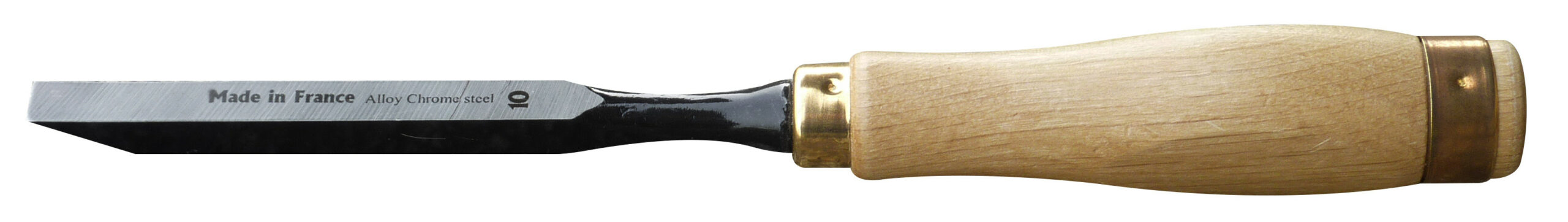 Bedane de menuisier manche en bois 8 mm