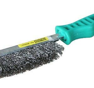 Brosse metallique convexe inox