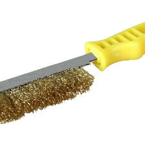 Brosse metallique convexe laiton