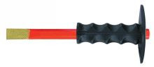 Ciseau de maçon Pro 400 x 18 mm avec poignée pare-coups