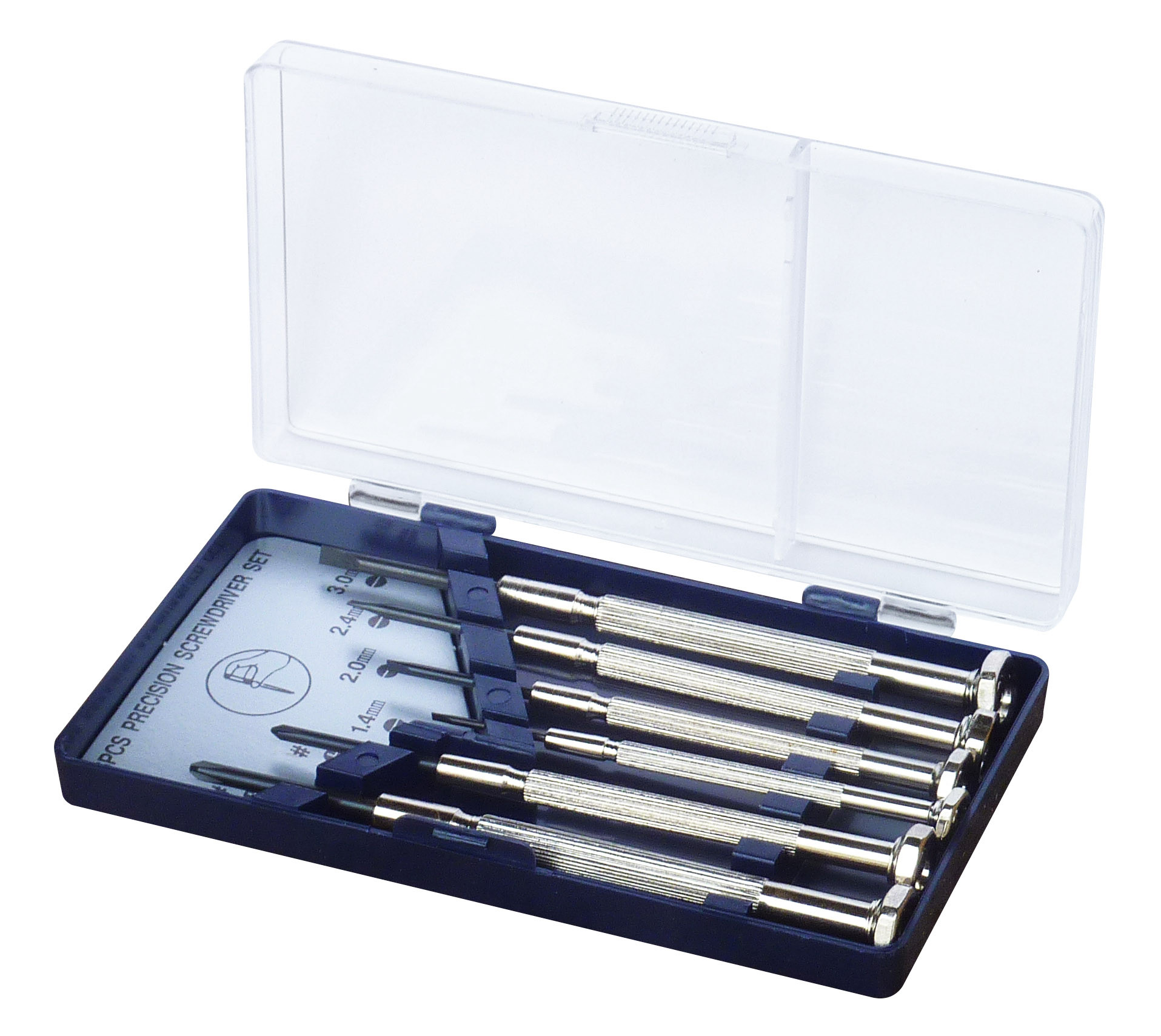 Coffret de 6 tournevis horloger