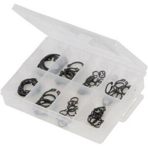 Coffret de 64 circlips extérieurs (6 à 25 mm)