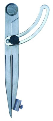 Compas de menuisier 1/4 de cercle porte crayon 250 mm