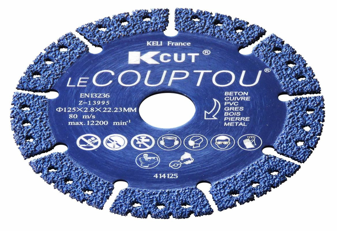 Disque diamant tout en un - Alésage 22,2 mm Ø 230 mm 2,8 mm
