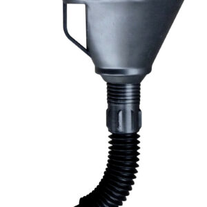 Entonnoir noir grand public flexible à bec souple - Ø 140 mm