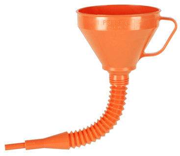 Entonnoir professionnel flexible à bec souple avec filtre - Ø 160 mm
