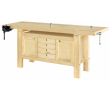 Etabli menuisier professionnel 2,00 m a caisson 2,00 m 0,50 m 0,85 m 110 kg