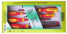 Jeu de 6 tournevis 1000 Volt