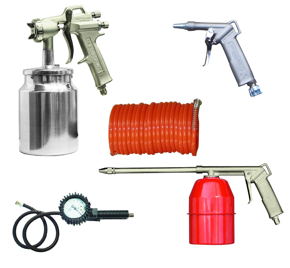 Kit 5 accessoires air comprimé