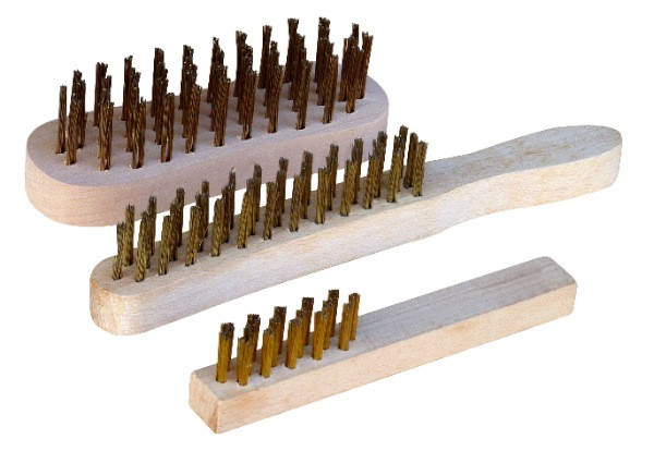 Lot de 3 brosses à fils durs