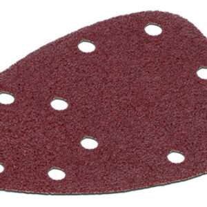 Lot de 5 patins triangulaires auto-agrippants - grain 120 - 165x165x100 mm