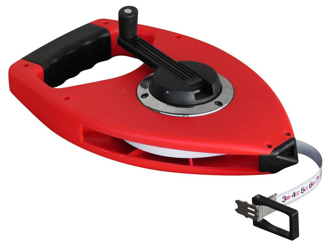 Mesure longue démultipliée ruban acier - 13 mm 30 m