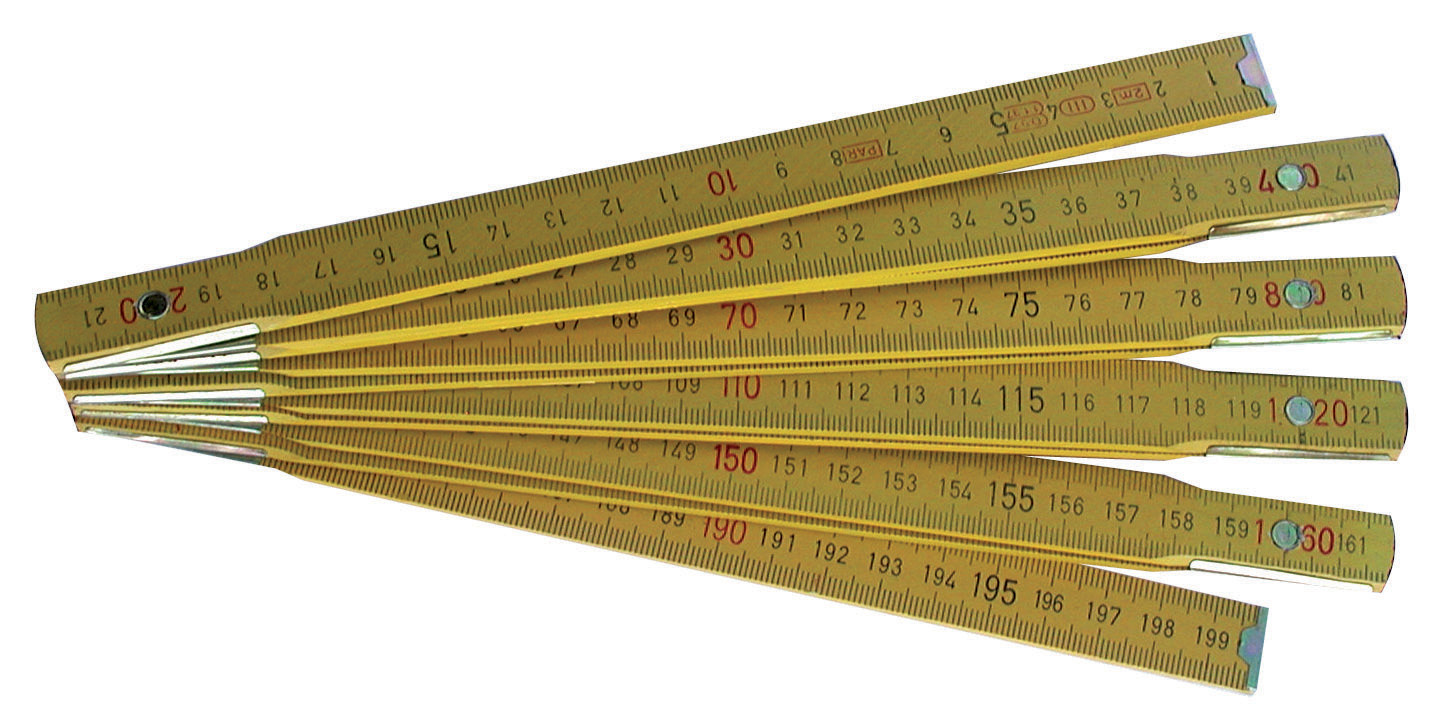 Mesure pliante en bois 2 m