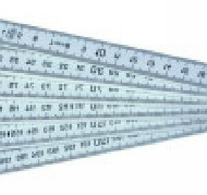 Mesure pliante plastique 1 m