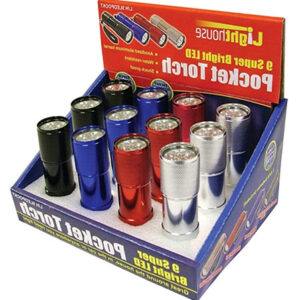 Mini lampes torche à 9 LEDs