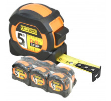 Pack de 6 mesures 'double-stop' 5 m 19 mm