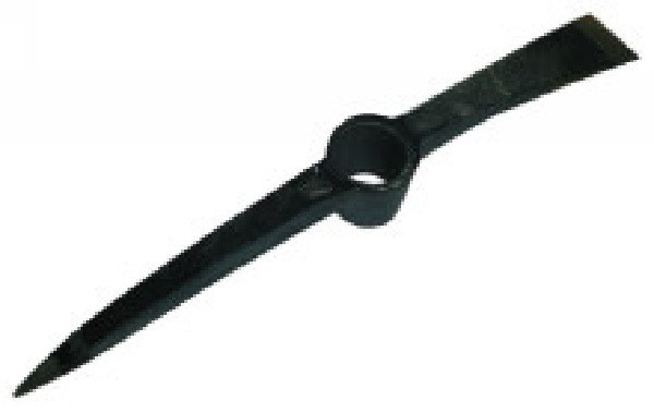 Pioche de terrassier 2,5 kg avec manche en bois