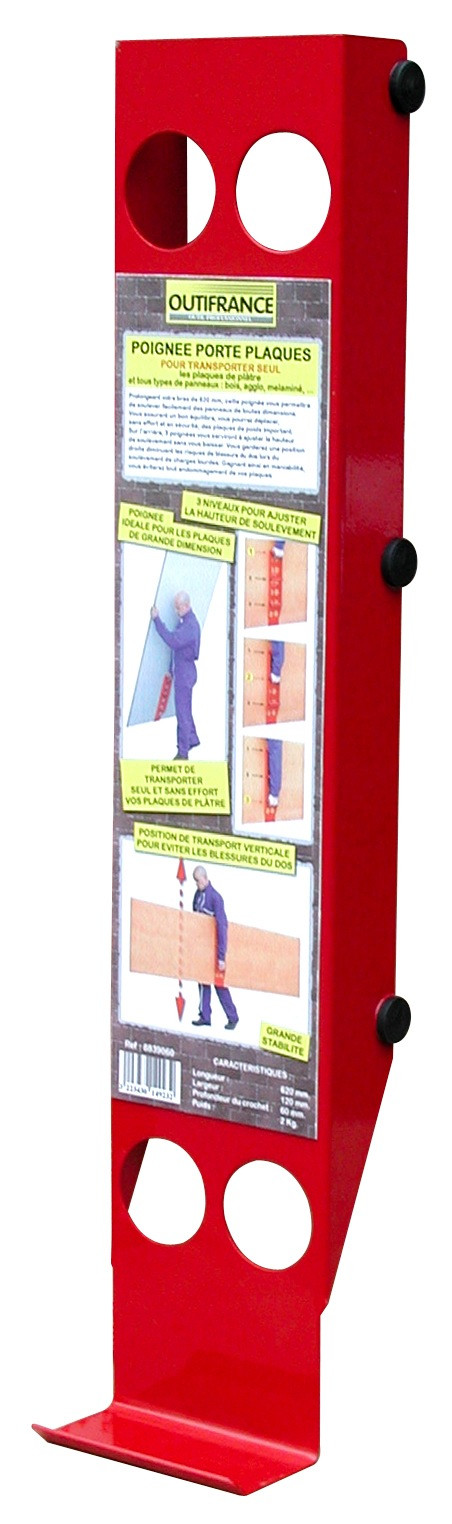 Porte panneaux 620 mm