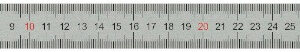 Réglet inox flexible 100 x13 mm