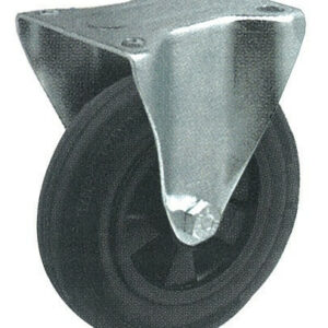 Roulette fixe sans frein (platine 140 x 110 mm)